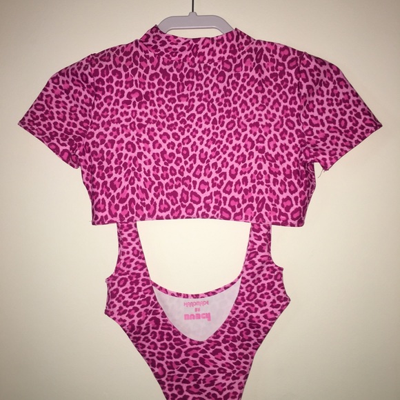 💗Handmade 2 piece leopard print rave leotard💗 - Picture 7 of 7